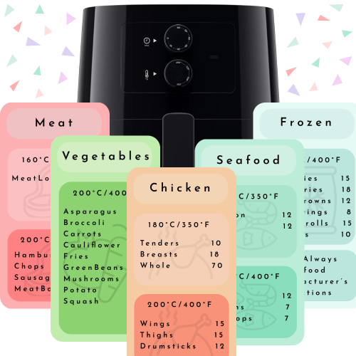 air fryer cooking time guide